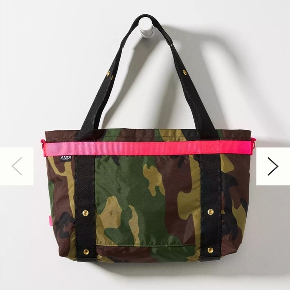 Anthropologie Andi Mini Camo Tote Bag - Picture 1 of 10
